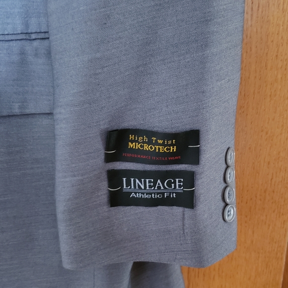 NWT LINEAGE Athletic Fit Gray 48L 40W - Picture 4 of 13